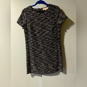 Thick, tweed, short sleeve dress. Perfect for work!